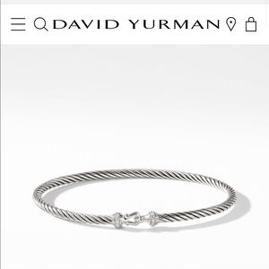 David Yurman Diamond Buckle Bracelet